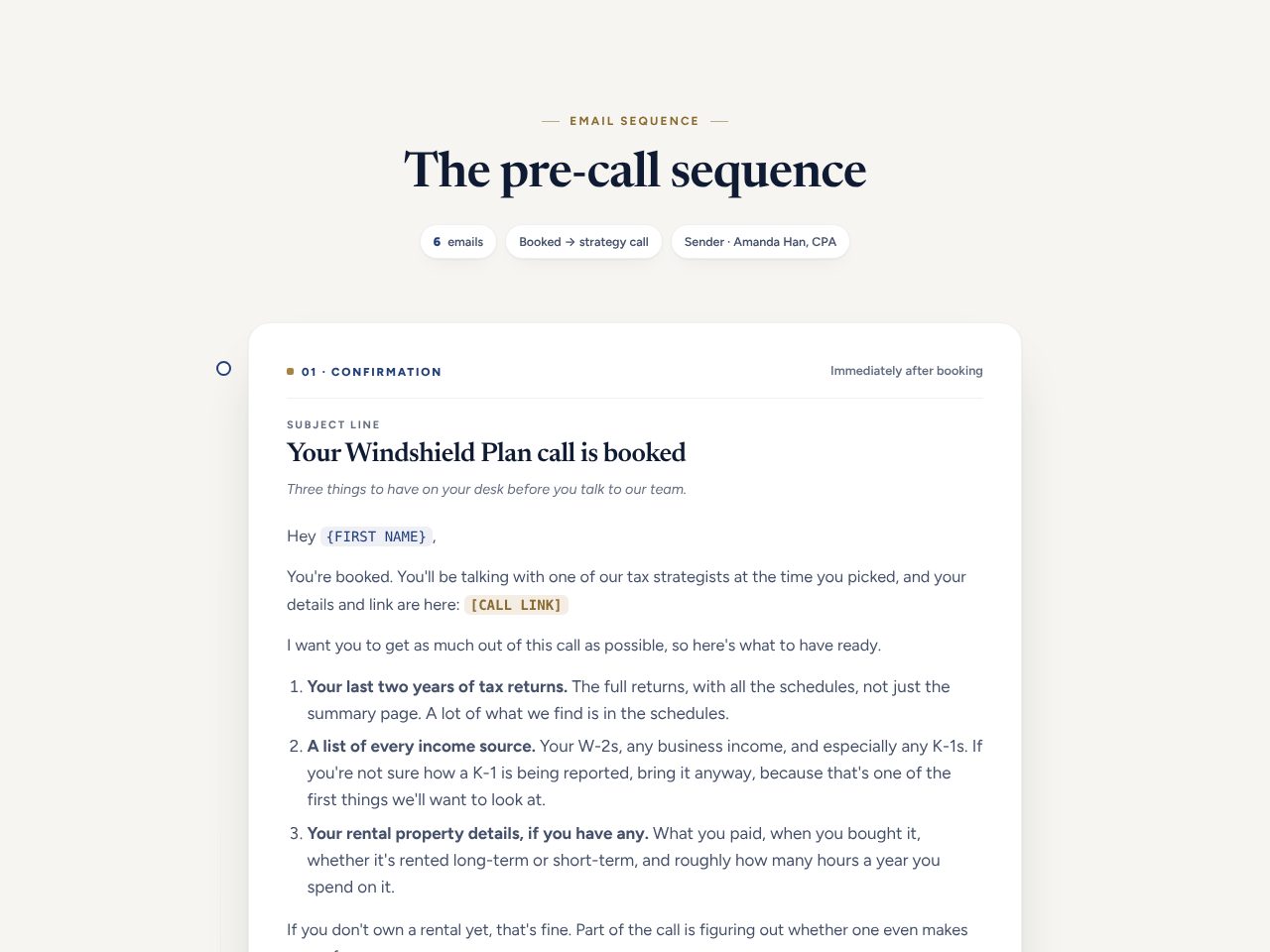 Pre-call preview